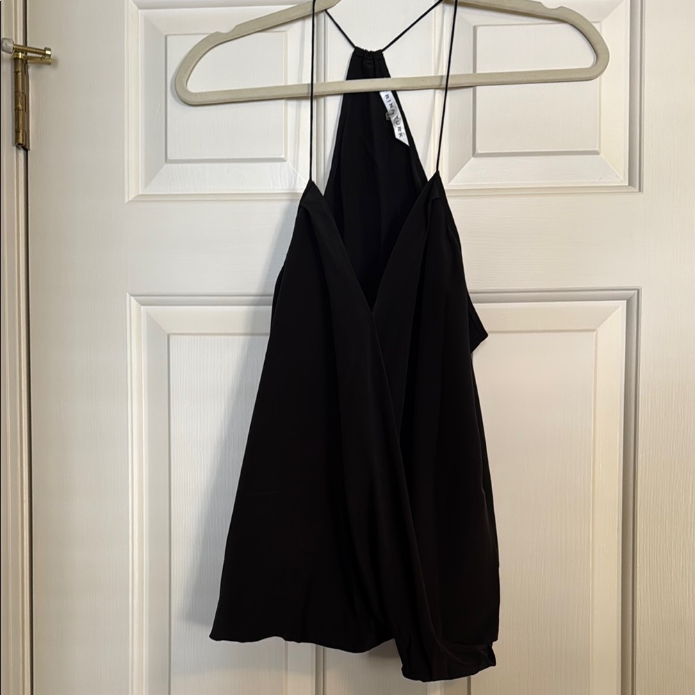 Black Halter Top